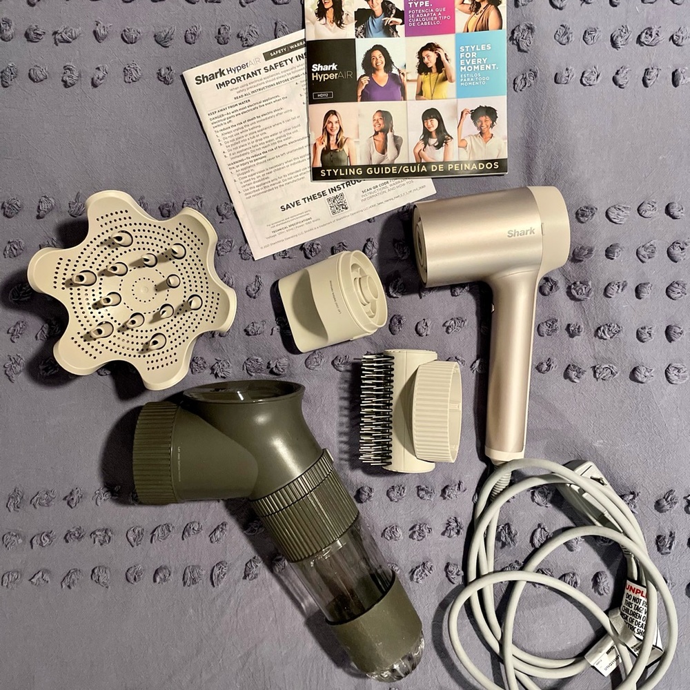 COPY - Shark HyperAIR™ Fast-Drying Hair Blow Dryer with Styling Tools - LIKE NEW